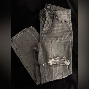 BDG Distressed Light Black Jeans